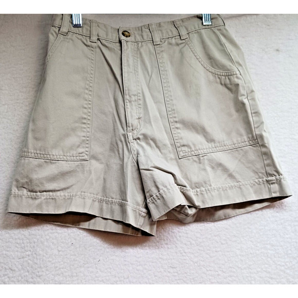 Carolina Blues Chino Shorts‎ Women 8 Beige Cotton 28x4 - Picture 1 of 10